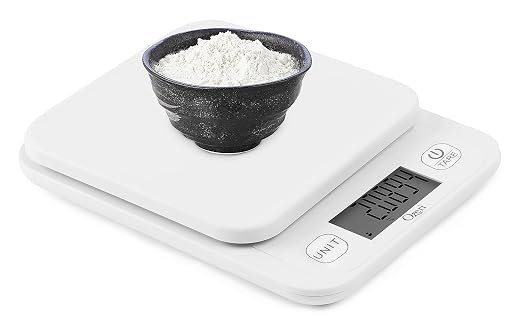 Ozeri® Garden and Kitchen Scale II with 420 Variable Graduation Technology® | Measures most delicate garden herbs and greens at 0.1 g for ingredients under 420 grams and 0.5 g for items over 420 grams