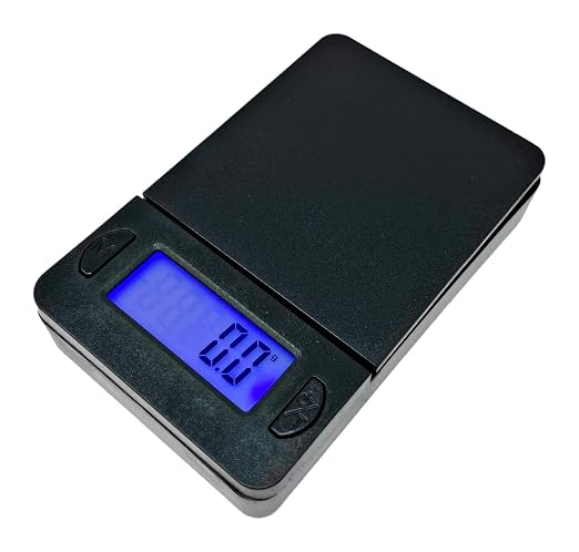 CR Scale Digital Pocket Scale - 1pc Premium Digital Food Scale 600g by 0.1g Digital Grams Scale Weight Scale Kitchen Scale Black Gram Scale Portable Scale (JDS-P600) (Battery Included)