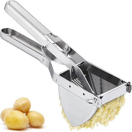 MyLifeUNIT Potato Ricer, Stainless Steel Potato Masher & Squeezer, Extra Large Capacity Ricer for Mashed Potatoes, Ergonomic Comfort Grip
