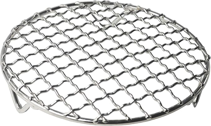 6 Inch Round Cooking Rack, Stainless Steel Wire Baking Rack with Stable Legs for Oven, Air Fryer, BBQ, Roasting, Cooling