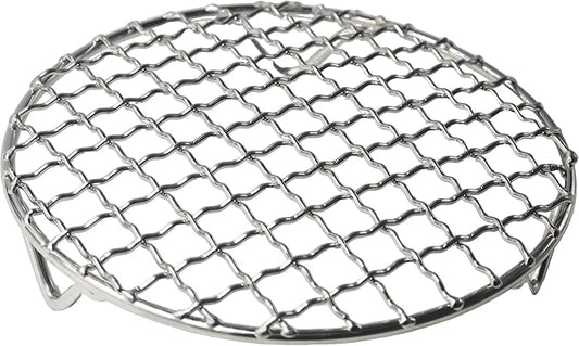 6 Inch Round Cooking Rack, Stainless Steel Wire Baking Rack with Stable Legs for Oven, Air Fryer, BBQ, Roasting, Cooling