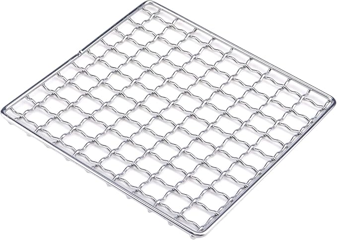 Cooling Rack Stainless Steel Wire Rack Barbecue Baking Net, Square | Metal Carbon Grill Square Cooling Rack 130×130mm/5.12×5.12in, Square