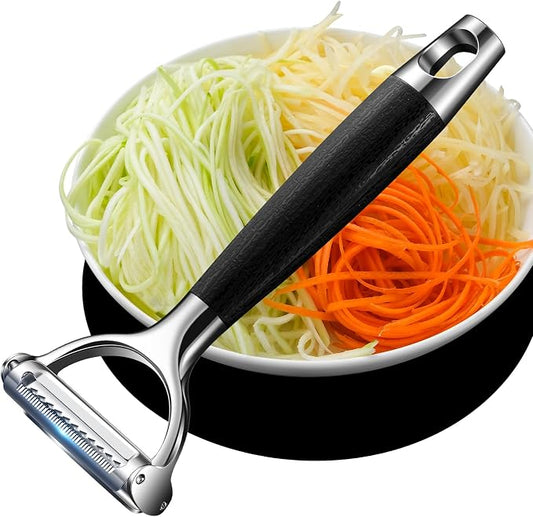 Multifunctional Vegetable Julienne Peeler | For Kitchen, Camping, Travel，commercial，multi function utilitarian peeler