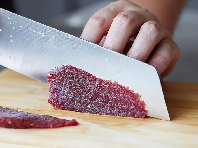 WELLSTAR Kiritsuke knife, Nakiri Vegetable Cleaver Kitchen Knife – Razor Sharp Forged German Stainless Steel Blade, Ergonomic Full Tang Handle, Multipurpose Use for Home Restaurant – Gift Box