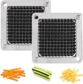 Replacement Chopper Blade Commercial Vegetable Chopper Dicer Stainless Steel Blade for Fruit Cutting Machine Tomato French Fries Cutter (2 * 1/4″ Blade)