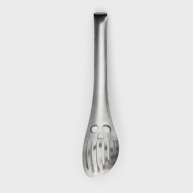 Suck UK Kitchen Tong- Skull Kitchen Tongs - Gothic Kitchen Accessories - Gothic Kitchenware - Goth Home Decor - Air Fryer Tongs - Goth Decor - Skull Kitchen - BBQ Utensils - Quirky Halloween Gifts