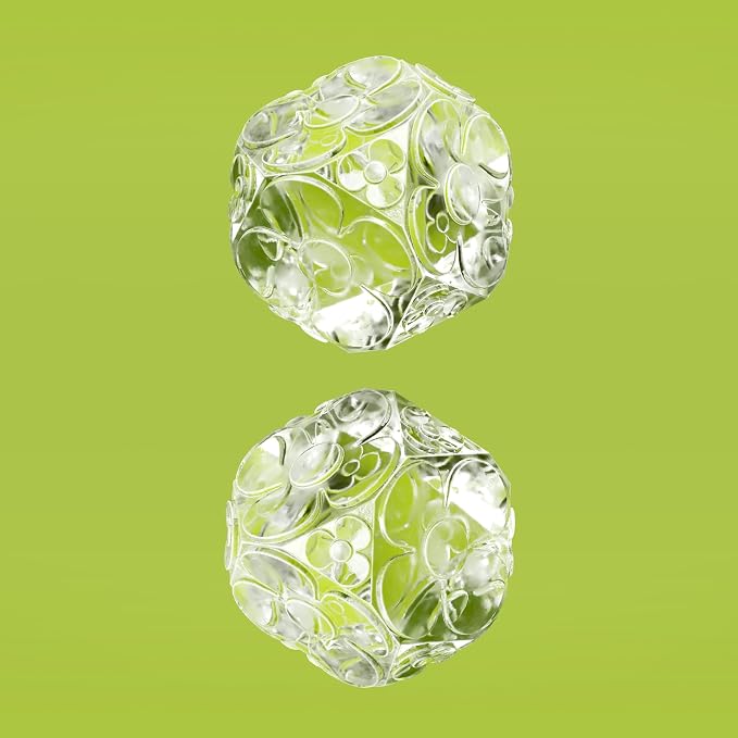 ZOKU Set of 2 Silicone Ice Molds, Deco - Large Ice Cube Molds with Flower Pattern for Craft Cocktails, Keep Drinks Colder Longer with Less Dilution, Easy-Release, BPA-Free