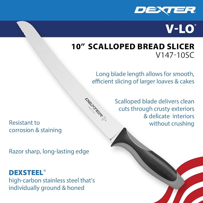 Dexter 10" Scalloped Bread Knife