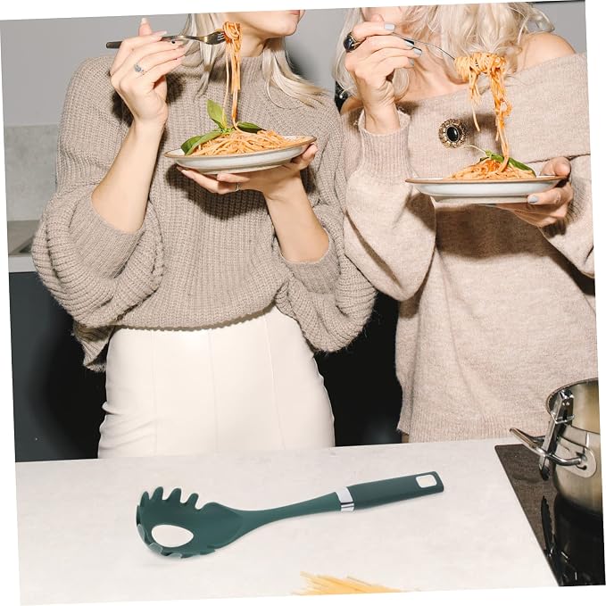 Pasta Catch Spaghetti Server Spoon Kitchen Spaghetti Server Food Serving Tongs Claw Pasta Noodles Filter Kitchen Cooking Spoon Noodle Non Stick