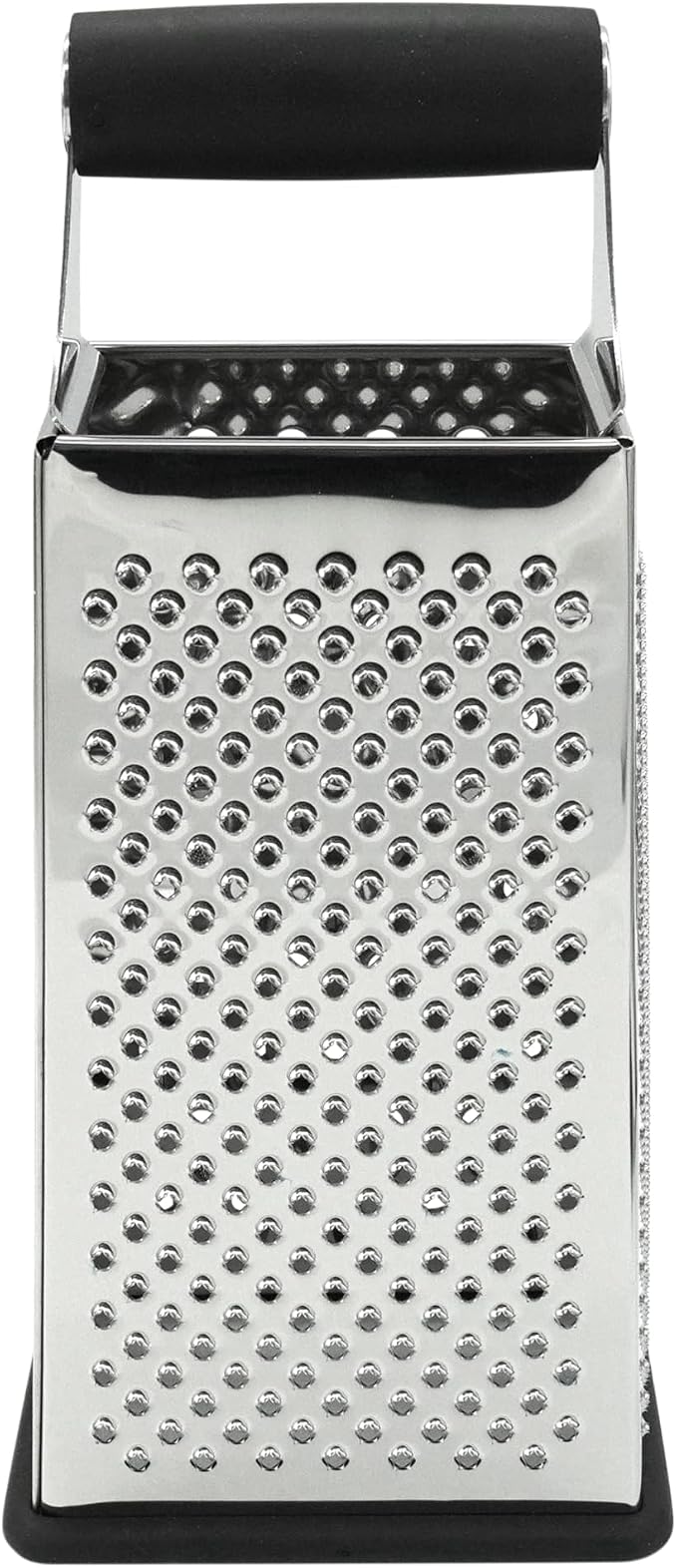 Fackelmann 9.6 x 3.9 x 3.1" "Feel" Stainless Steel/Plastic Pyramid Grater, Silver