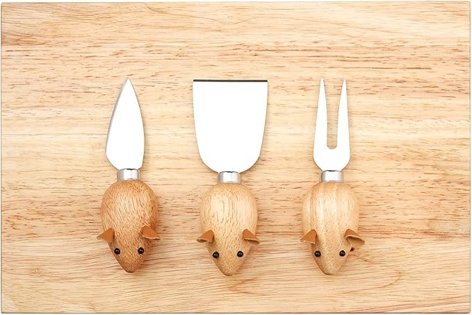 Kikkerland Mouse Cheeseboard Set