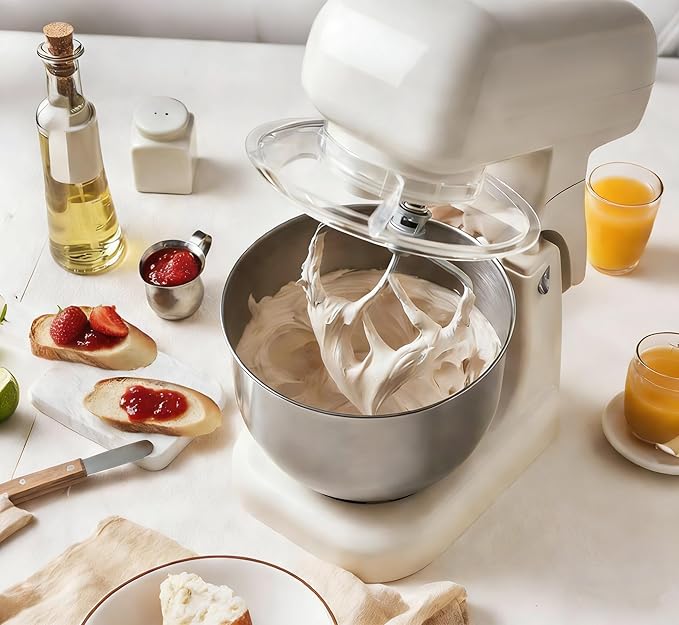 Stainless Steel Mixer Bowl Fit for KitchenAid Artisan&Classic Series 4.5-5 QT Tilt-Head Stand Mixer, Mixing Bowl with Comfortable Handle