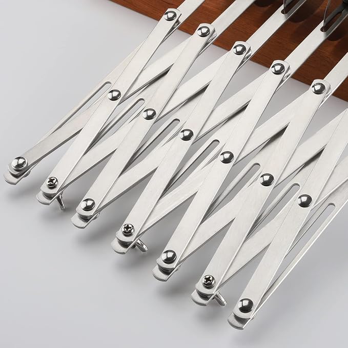 7 Wheel Pastry Cutter Roller Stainless Steel Pizza Slicer Multi-Round Dough Cutter Adjustable Ravioli Pizza Noodle Cutter Wheel