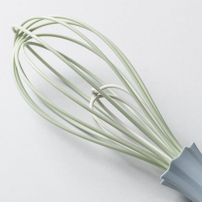 Zeal Stick Non-Scratch Double Headed Balloon Whisk, Silicone, Duck Egg Blue, 26 cm