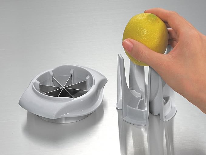 Lemon & Lime Wedge Slicer Cutter to Garnish Food Drink Corona Beer Tea Cocktails Oysters and More | Enjoy Slices of Lemon and Lime Wedges in Seconds
