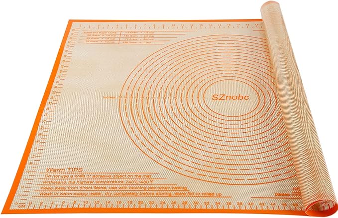 Silicone Pastry Mat 34X26 inch Baking mat Perfect for Dough, Pastry, Pie Crust, Fondant, Cookies, Bread, Pasta/Pizza,Pastry Board, Kitchen Counter Mat