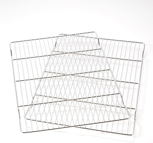 2-Pack Cooling Racks for Baking, 10x15 Inch, Heavy Duty Stainless Steel Wire Cookie Rack Fits Half Sheet Pan, Oven Safe Cooling Rack Set, Dishwasher Safe & Non-Toxic