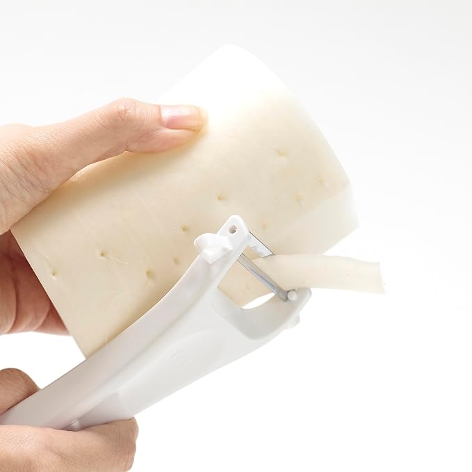 Kai Corporation KAI KITCHEN DH8014 Peeler, Julienne, Both Uses, Peeler, Julienne, Potato, Sprout Remover, White, Made in Japan