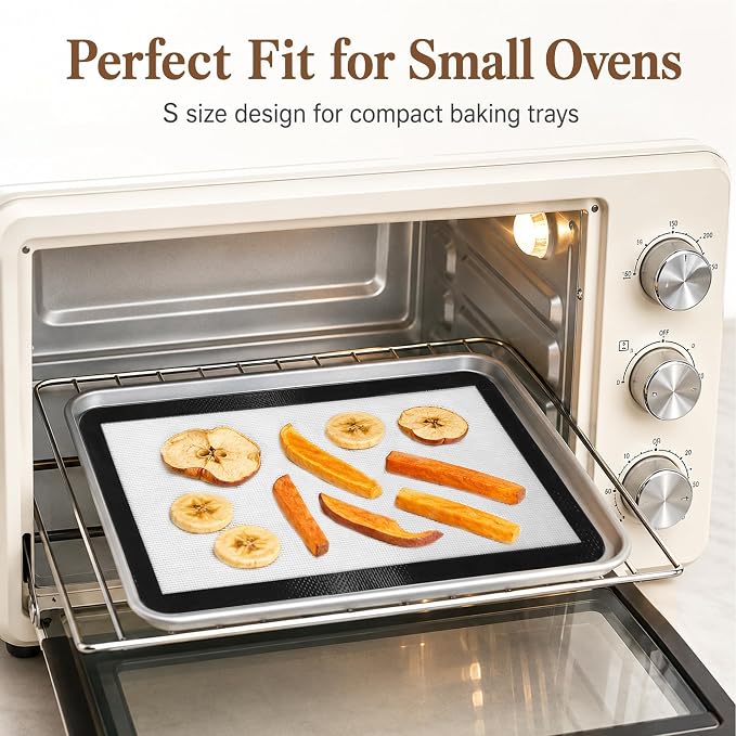 10 Pcs Silicon Baking Mat Compatible with Harvest Right Freeze Dryer | Baking Silicone Mat for Baking, No Stick Durable Silicone Cooking Mat Easy Clean Trays Drying Liners for Kitchen