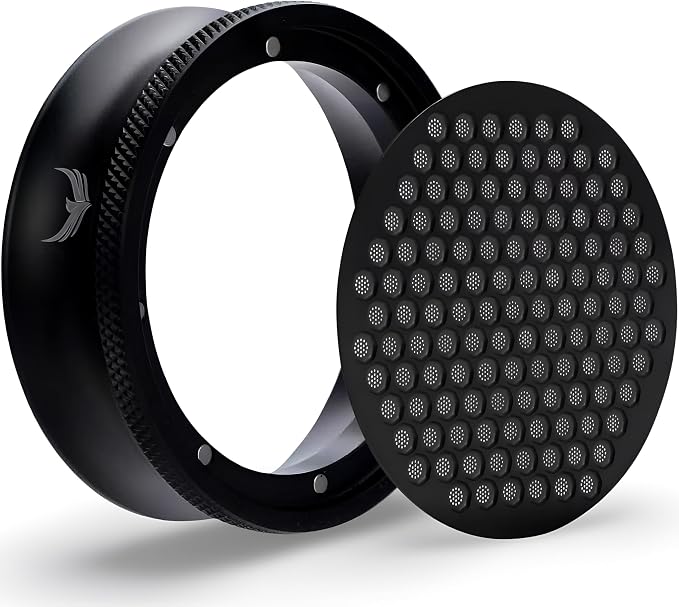 58mm Magnetic Espresso Portafilter Dosing Funnel and Puck Screen Set Coffee Dosing Ring And Filter Compatible with 58mm Portafilter Basket Premium Espresso Machine Accessories