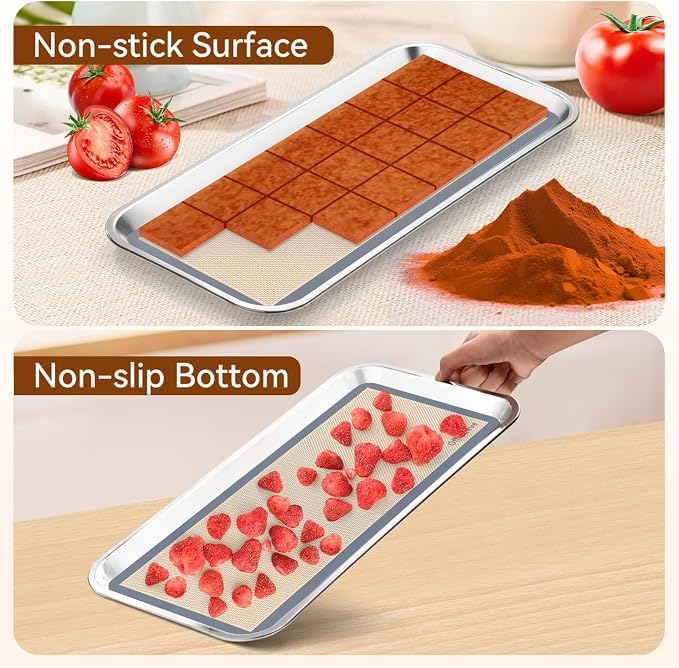 Silicone Mats For Harvest Right Freeze Dryer Medium Size Trays (M -Medium- 5 Pcs)