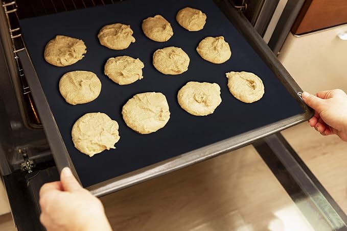 Oven Liners for Bottom of Oven – Heavy Duty Non Stick Reusable Oven Liner for Gas & Electric Ovens – Oven Mat for Bottom of Oven – Heat Resistant to 500°F, 23x16.25", 4Pack