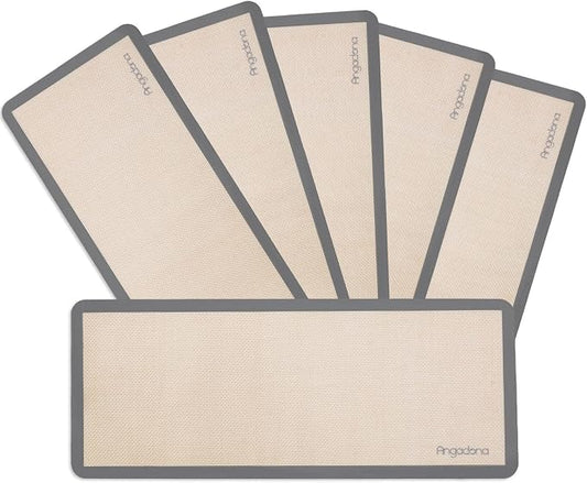 Silicone Baking Mats For Harvest Right Freeze Dryer Large Size Trays 6 pcs (Gray, L - Large)