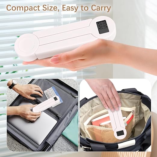 Folding Food Scale, Digital Kitchen Scale, Portable Food Scale Travel Scale for Food, Collapsible Mini Pocket Scale Grams and Ounces, Ideal for Diet Calorie Control Compact Kitchen (White)