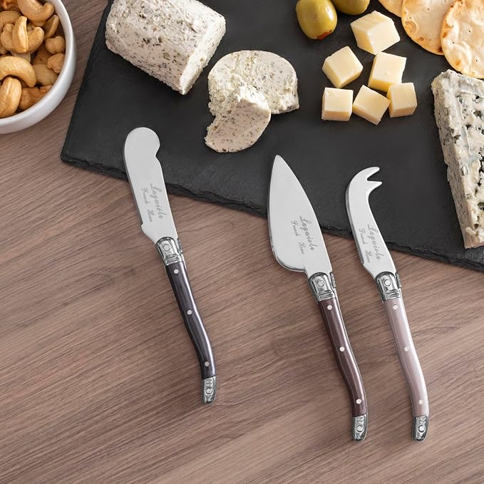 French Home 7-PieceCheeseKnifeSets (Warm Spice)