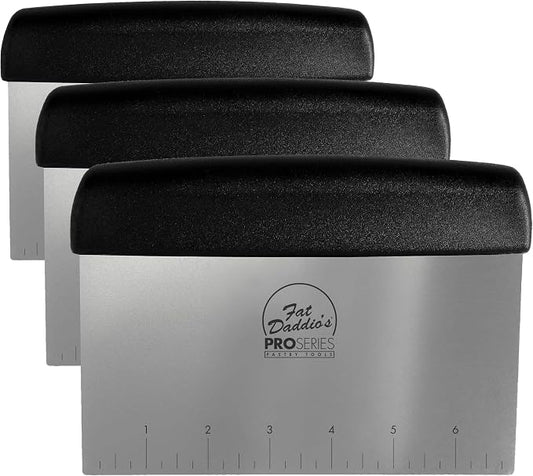 Fat Daddio's BS-57 Bench Scraper, 5 x 7 Inch (Pack of 3)