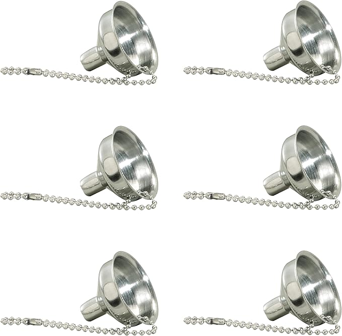 Thirsty Rhino Stainless Steel Mini Flask Funnel/Essential Oil Bottle Funnel (Set of 6)