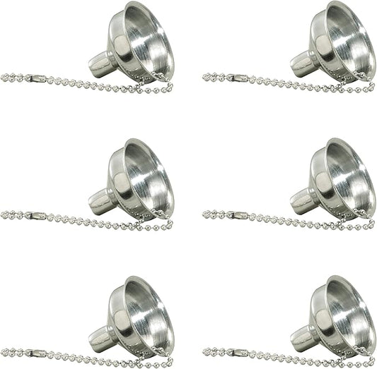 Thirsty Rhino Stainless Steel Mini Flask Funnel/Essential Oil Bottle Funnel (Set of 6)