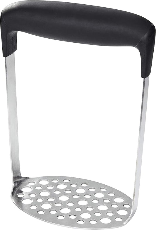 Judge Kitchen TC45 Softgrip Horizontal Handle Potato Masher 18cm Tall for Deep Saucepans Dishwasher Safe