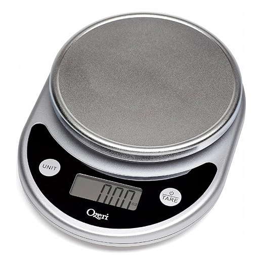 Ozeri® Pronto® Kitchen and Food Scale with Variable Graduation Technology® | Recognized by experts -- Winner of awards from the Food Network, The New York Times’ Wirecutter, CNN Underscored, and others.