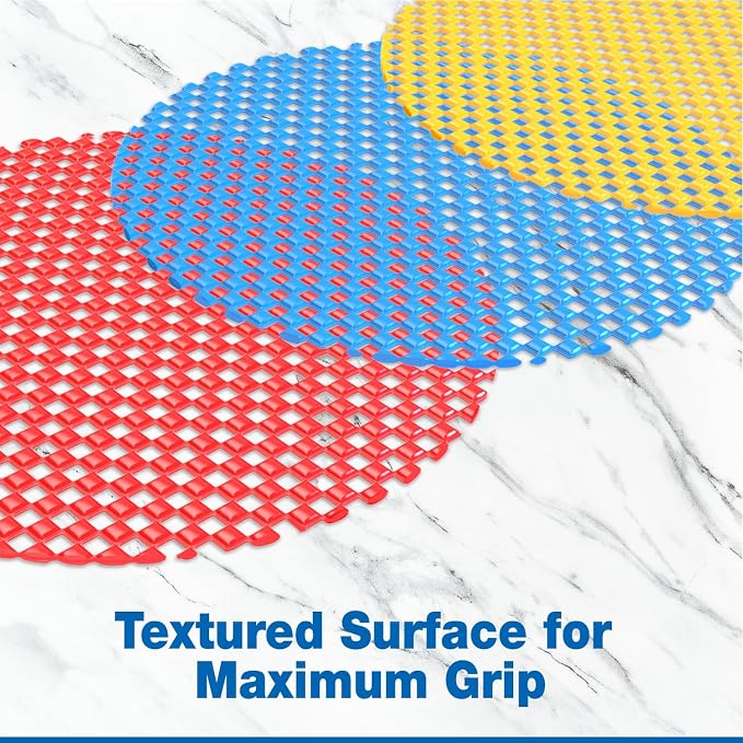 Jar Opener Gripper Pad, Jar Grippers For Opening Jars For Opening Bottles, Cans Lids, 12 Multi Purpose Manual Silicone Grip Pads, 5.5" Round By Bigleef