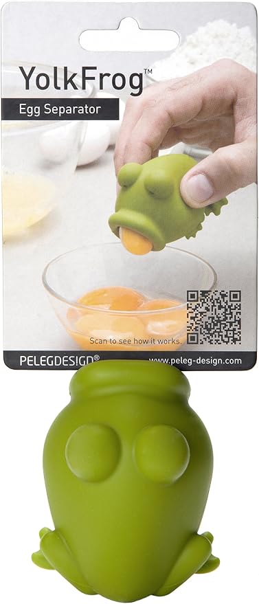 PELEG DESIGN 4992831914747 Egg Separator, York Frog, Green Unknown