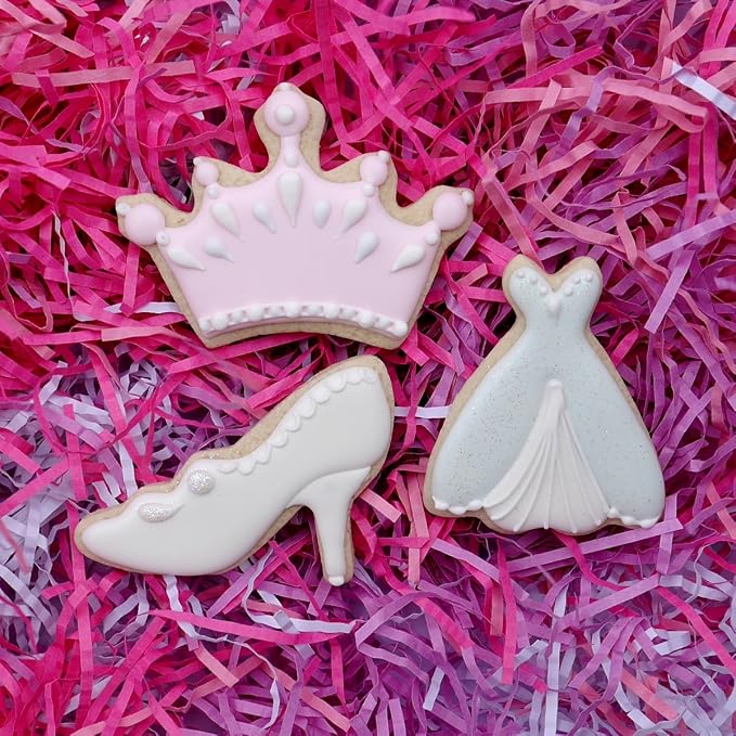 Princess Royal Kingdom Cookie Cutter 10 Piece Set, Premium Food-Grade Stainless Steel, Dishwasher Safe