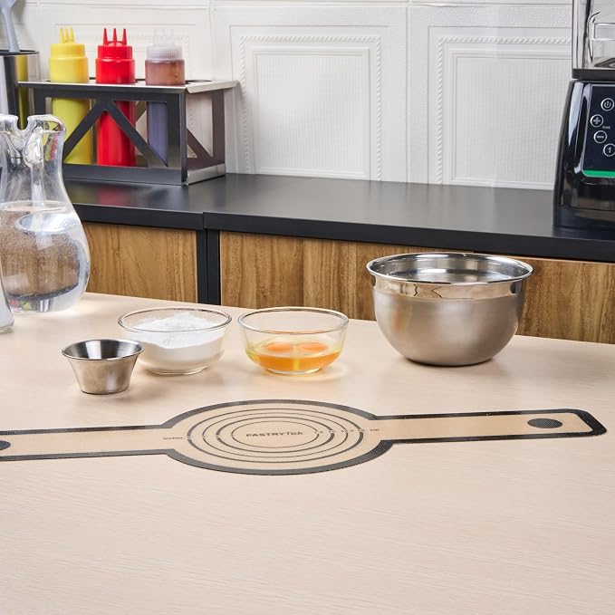 Restaurantware Non-Stick Baking Mat - 1 Count - 22.7 x 8.3 x 0.03 Inches - Silicone Dutch Oven Bread Sling - Fiberglass Artisan Bread Mat - Black