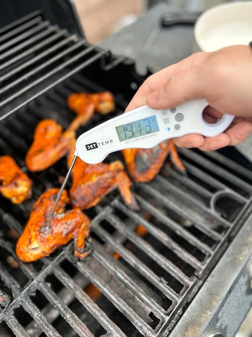 F1 Digital Meat Thermometer - Fast, Accurate, Waterproof - Great for Cooking, Grilling, Baking, Frying