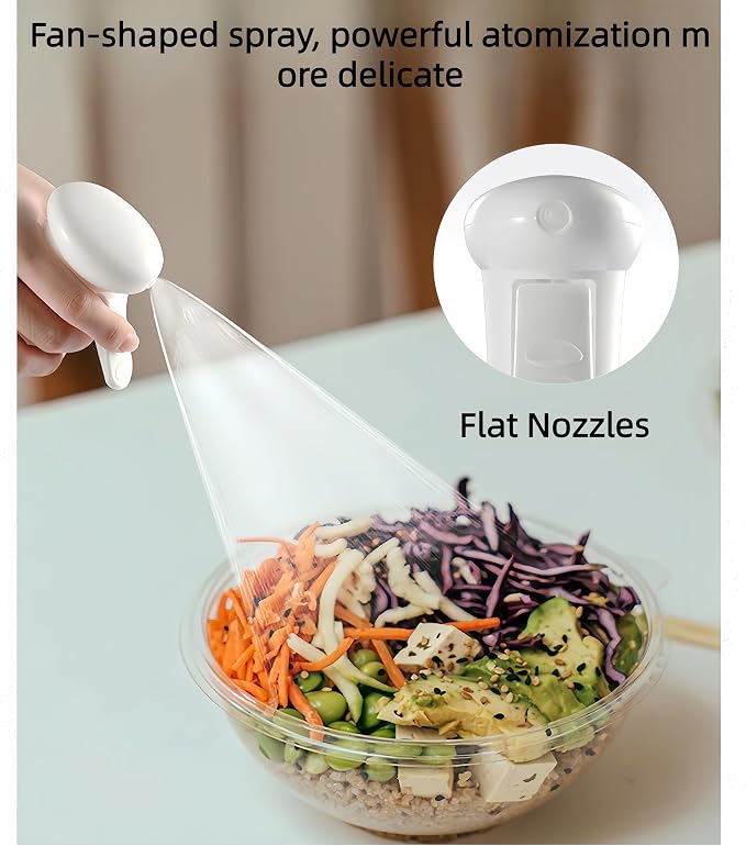 Oil Sprayer for Cooking - Glass Oil Dispenser Bottle Spray Mister - Refillable Food Grade Oil Vinegar Spritzer Sprayer