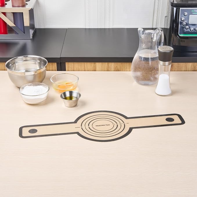Restaurantware Non-Stick Baking Mat - 1 Count - 22.7 x 8.3 x 0.03 Inches - Silicone Dutch Oven Bread Sling - Fiberglass Artisan Bread Mat - Black