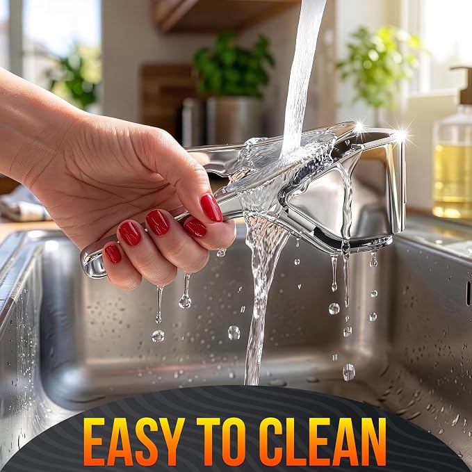 Lemon Squeezer Stainless Steel – Heavy Duty Flat Fold Design, Gets Every Last Drop, Rust Resistant Manual Citrus Juicer for Lemon, Lime, Orange, Easy to Clean, Dishwasher Safe, for Fresh Citrus Drinks