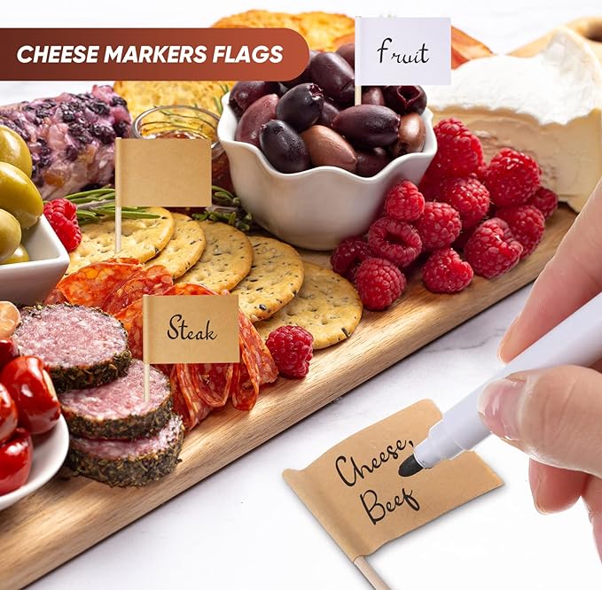 Patelai 14 Pieces Charcuterie Board Accessories Cheese Spreader Knives Set Stainless Steel Charcuterie Utensils Spreader Knives Mini Serving Tongs Spoons and Forks for Cheese and Pastry Making (Gold)