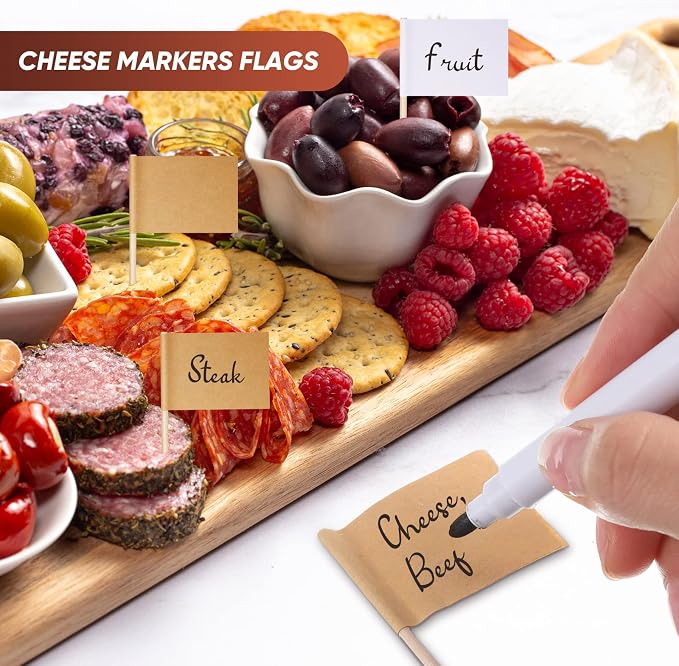 14 Pieces Charcuterie Board Accessories Cheese Spreader Knives Set Stainless Steel Charcuterie Utensils Spreader Knives Mini Serving Tongs Spoons and Forks for Cheese and Pastry Making(Silver)