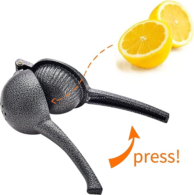 ARC Cast Iron Lime Juicer Lime Squeezer Lemon Squeezer, Heavy Duty Hand Juicer for Oranges, Pomegranate, Lemons & Limes(3.5"), J-001