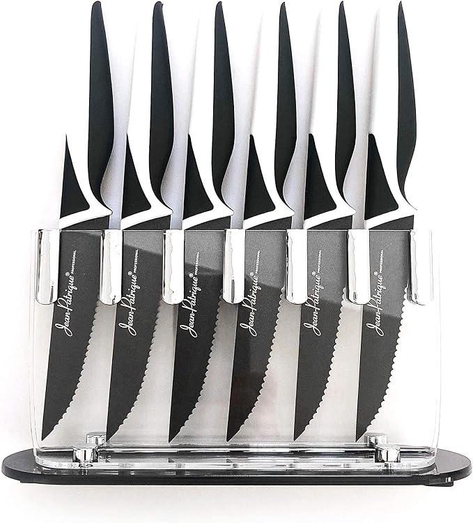 Jean-Patrique Steak Knives - Set of 6 (Black and White)