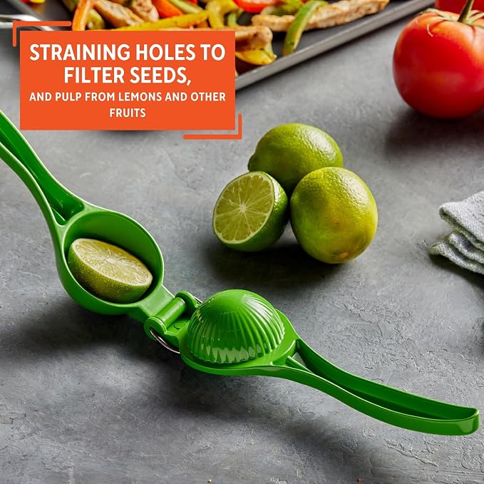 IMUSA, Cast Aluminum Lime Squeezer, Green