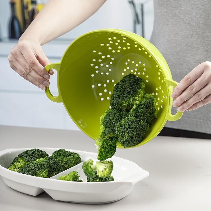 Zeal Melamine Colander/Strainer (24cm) -Lime, G211L