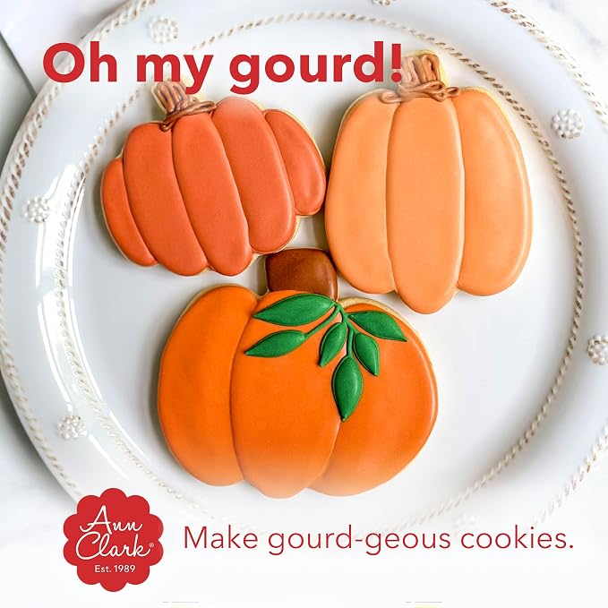 Ann Clark Jack-O-Lantern Pumpkin Cookie Cutter, Large 4” Made in USA | Celebrate Autumn, Halloween, and Harvest time, Perfect Size and Shape, from America's Largest Cookie Cutter Maker
