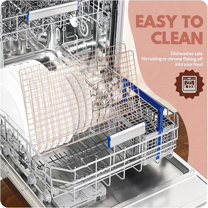 2 PCS Cooling Racks for Cooking and Baking, 15x10 Inches Stainless Steel Cooling Rack, Sheet Pan with Wire Rack for Baking Sheet, Bacon Rack Oven Safe Fits Jelly Roll Sheet Pan